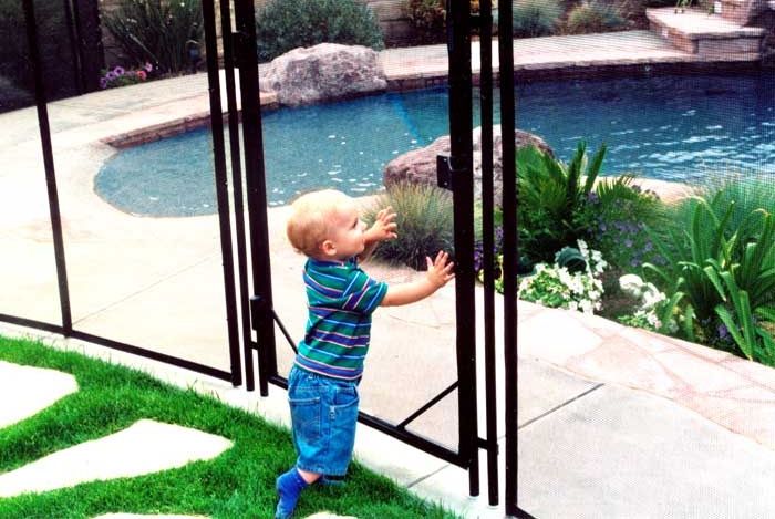 Compliant pool barrier Queensland backyard